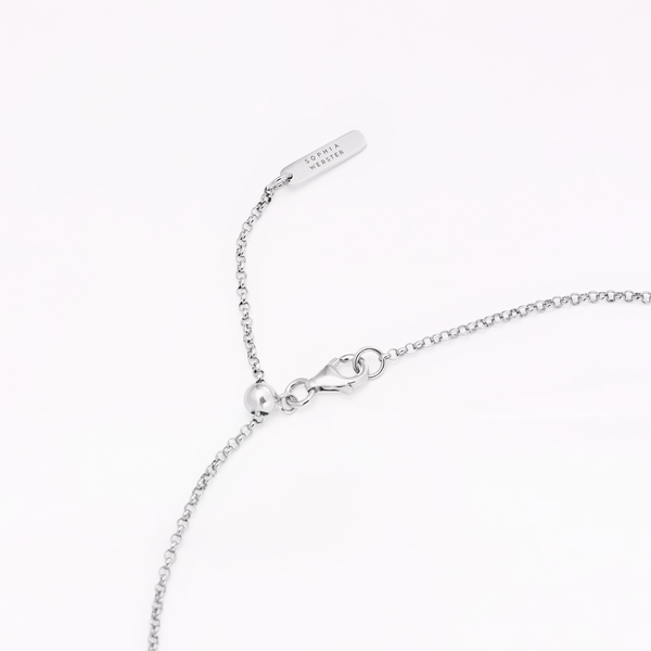 Sophia Webster Papillon Silver Pendant Necklace Silver