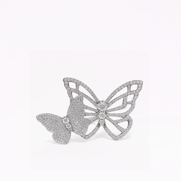 Sophia Webster Papillon Silver Statement Ring Silver