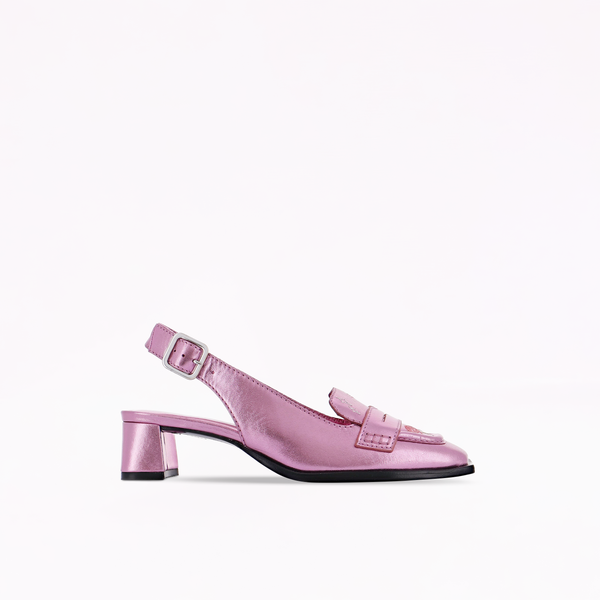 Sophia Webster Shelby Slingback Loafer Ice Lavender