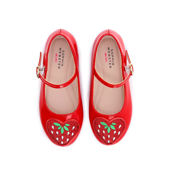 Sophia Webster Amora Flat Red