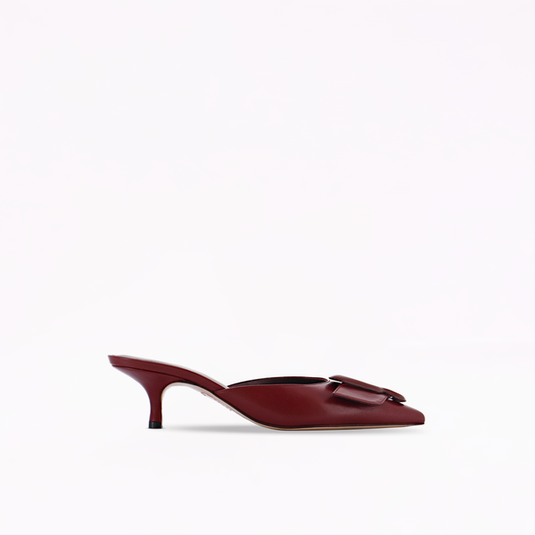 Sophia Webster Blair Low Mule Dark Cherry