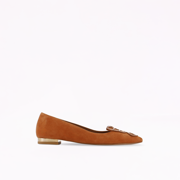 Sophia Webster Butterfly Flat Cinnamon