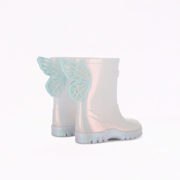 Sophia Webster Butterfly Welly Iridescent Glitter