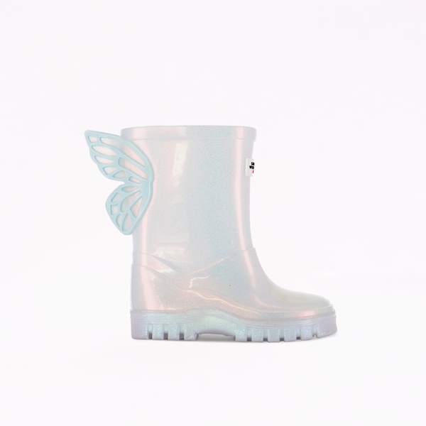 Sophia Webster Butterfly Welly Iridescent Glitter