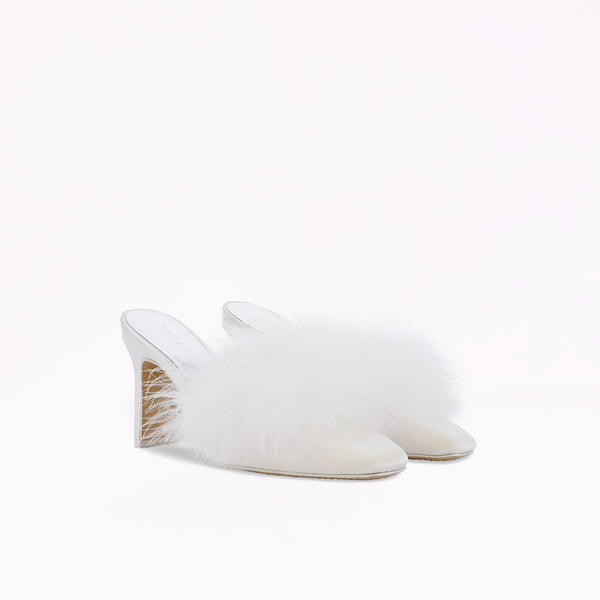 Sophia Webster Cher Mule Ivory Satin