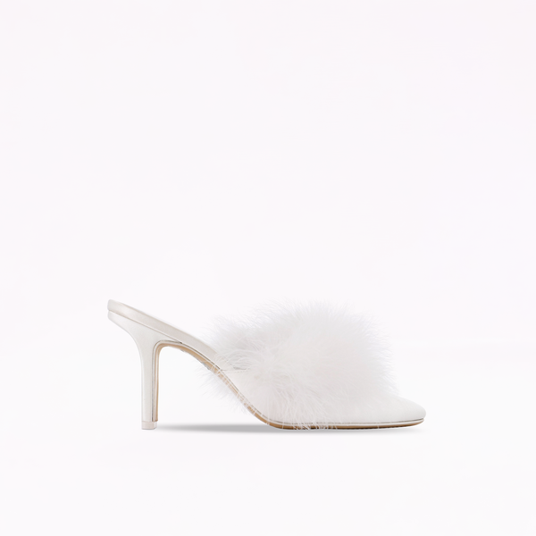 sophia webster Cher Mule Ivory Satin