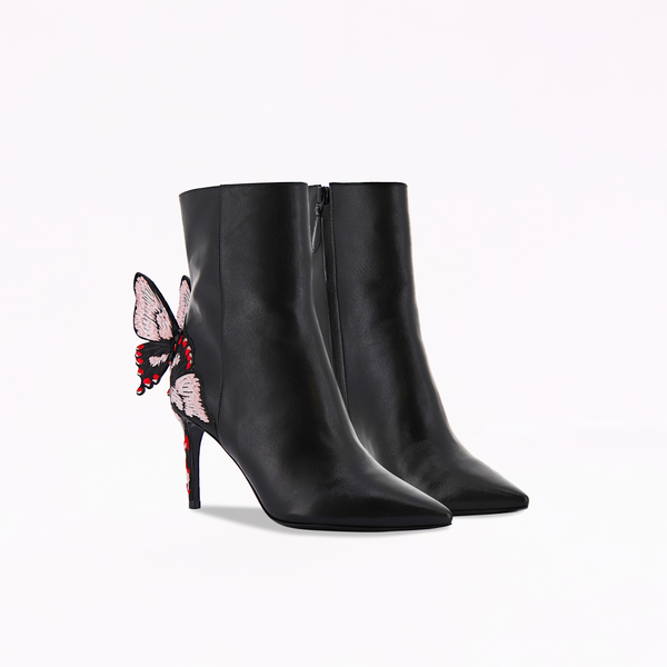 Sophia Webster Chiara Embroidery Mid Ankle Boot