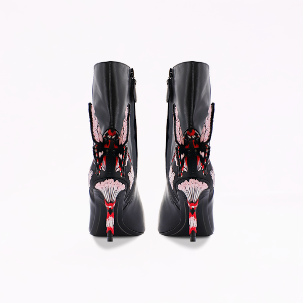 Sophia Webster Chiara Embroidery Mid Ankle Boot