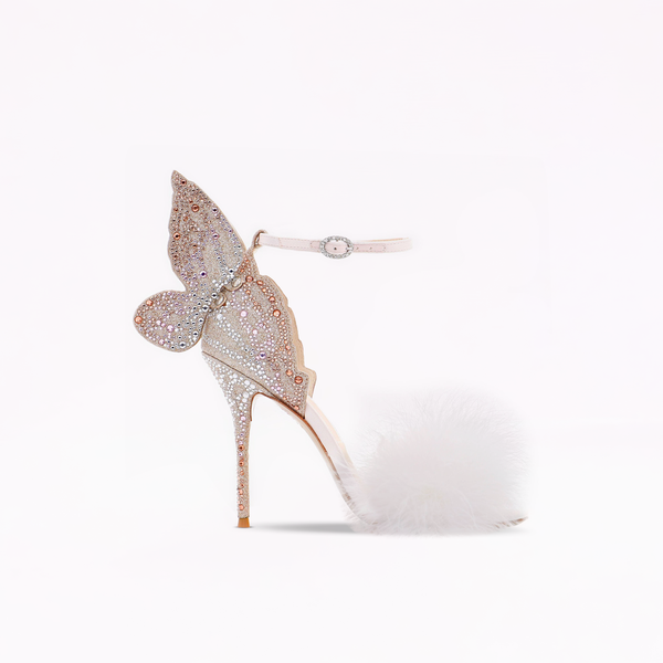 Sophia Webster Chiara Sandal Champagne Feather