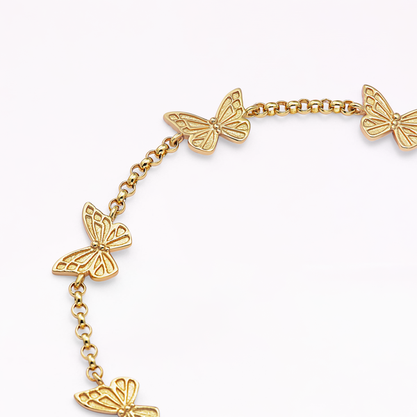 Sophia Webster Mariposa 18K Gold Bracelet Gold