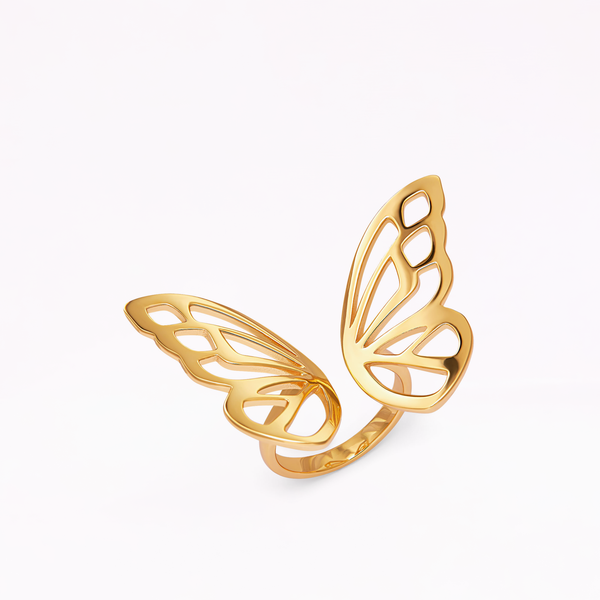 Sophia Webster Mariposa 18K Gold Open Ring Gold