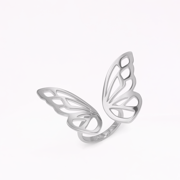 Sophia Webster Mariposa Silver Open Ring Silver