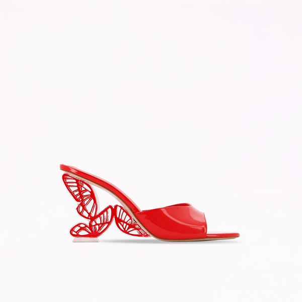 sophia webster Paloma Mid Mule Big Apple Red