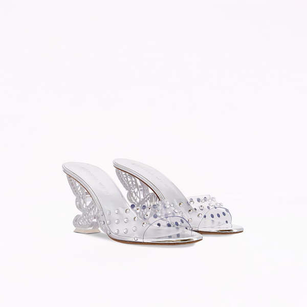 Sophia Webster Paloma Mid Mule Diamond