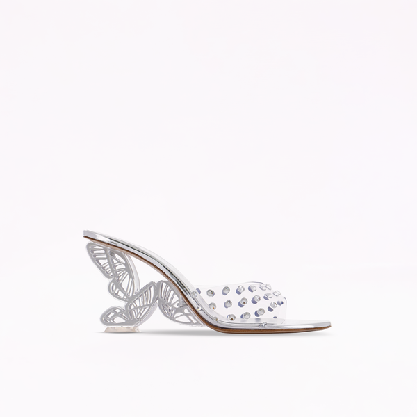Sophia Webster Paloma Mid Mule Diamond