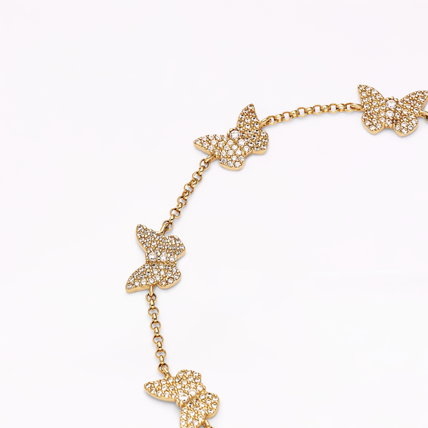 Sophia Webster Papillon 18K Gold Bracelet Gold