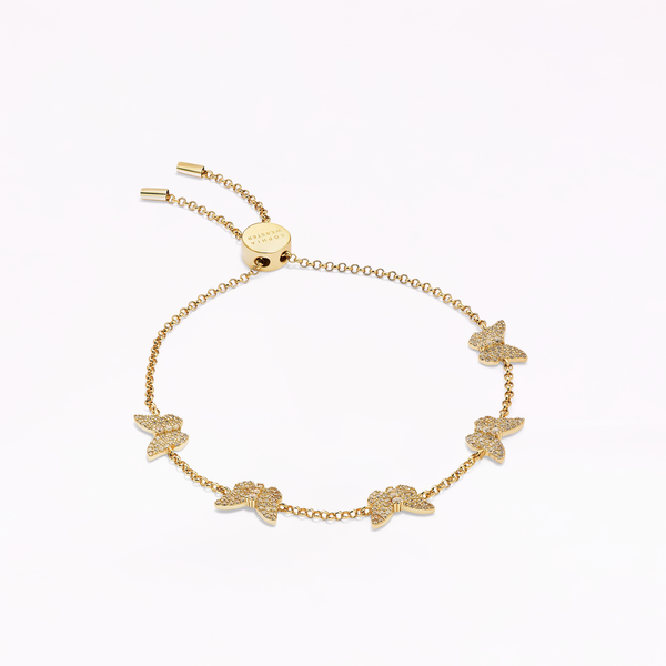sophia webster Papillon 18K Gold Bracelet Gold