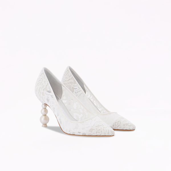 Sophia Webster Perla Lace Mid Pump