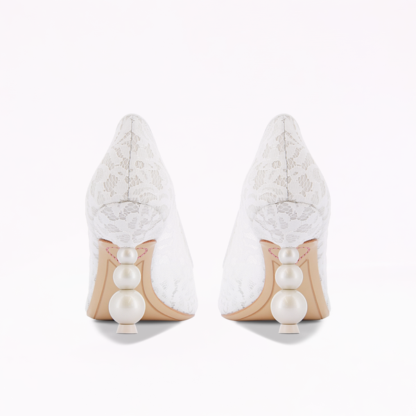 Sophia Webster Perla Lace Mid Pump