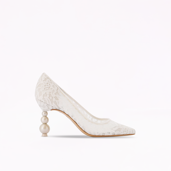 sophia webster Perla Lace Mid Pump