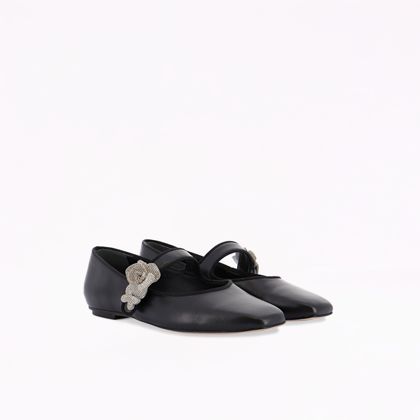 Sophia Webster Titania Mary Jane Flat Black