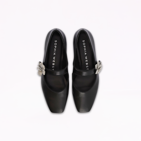 sophia webster Titania Mary Jane Flat Black