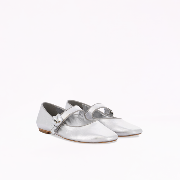 Sophia Webster Titania Mary Jane Flat Silver