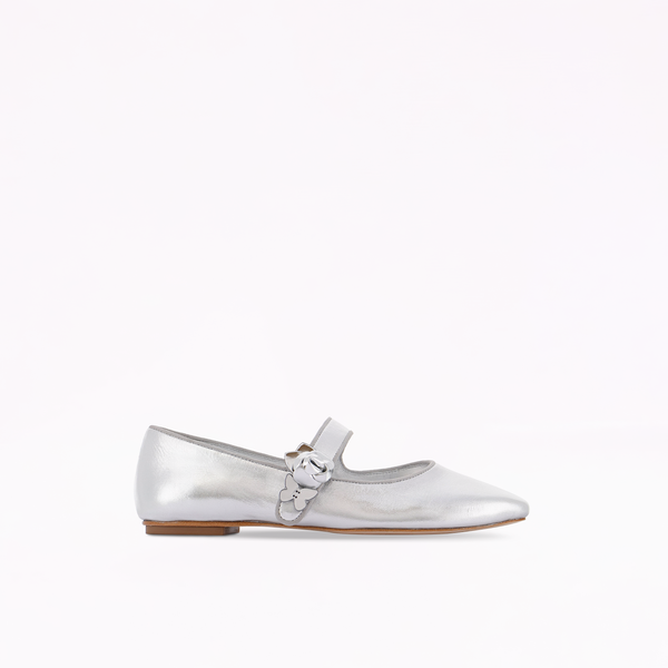 sophia webster Titania Mary Jane Flat Silver