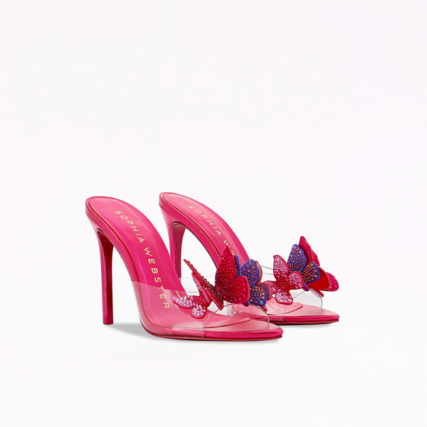 Sophia Webster Vanessa Mule Hot Pink