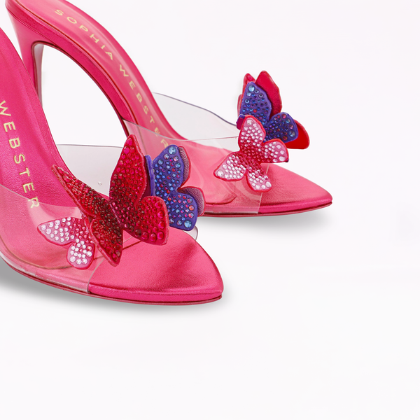 Sophia Webster Vanessa Mule Hot Pink
