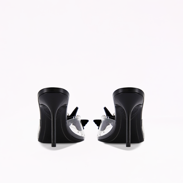 Sophia Webster Vanessa Pearl Mid Mule Black