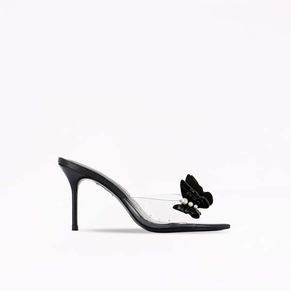 sophia webster Vanessa Pearl Mid Mule Black