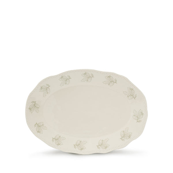 Sophie Allport Acorn & Oak Leaves Stoneware Serving Platter