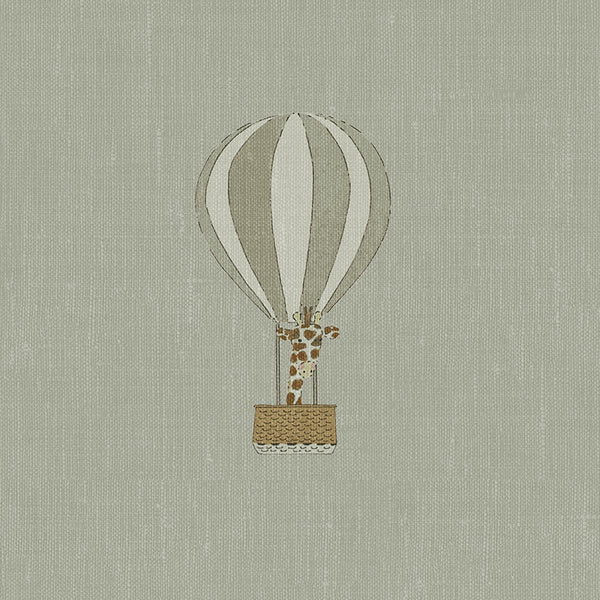 Sophie Allport Bears & Balloons Mint Grey Made To Measure Curtains