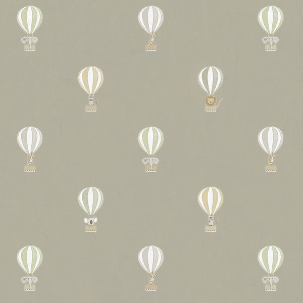 Sophie Allport Bears & Balloons Mint Grey Made To Measure Roller Blind