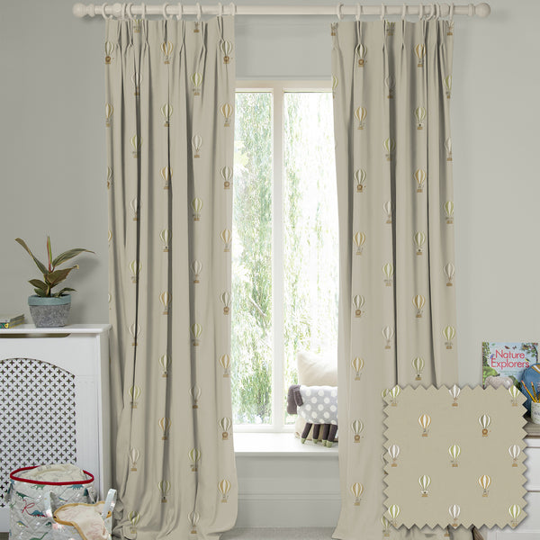 sophie allport Bears & Balloons Sand Made to Measure Curtains