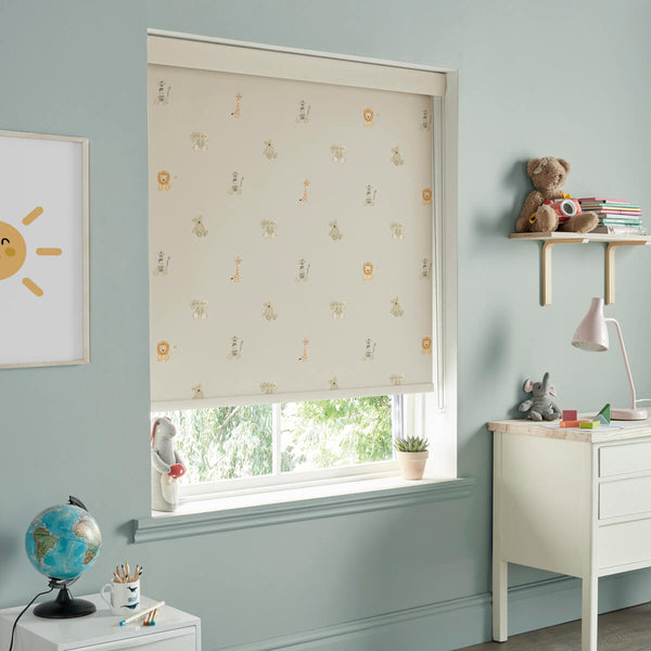 Sophie Allport Bears Linen Look Made To Measure Roller Blind