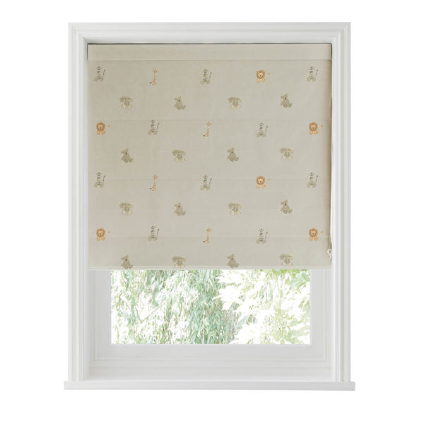 Sophie Allport Bears Linen Look Made To Measure Roman Blind