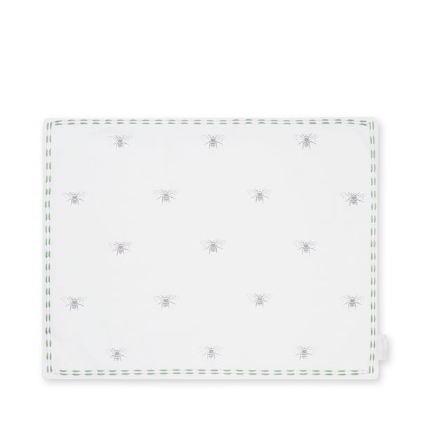 Sophie Allport Bees Embroidered Fabric Placemats (Set Of 2)