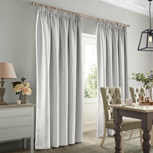 Sophie Allport Bees & Leaves White Made To Measure Curtains