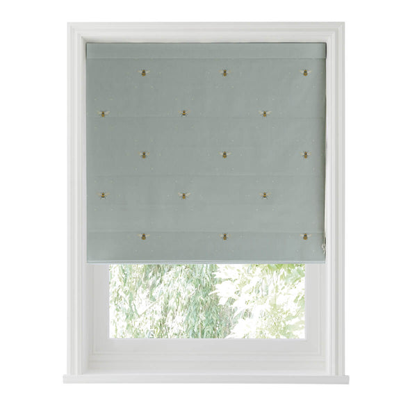 Sophie Allport Bees Sky Made To Measure Roman Blind