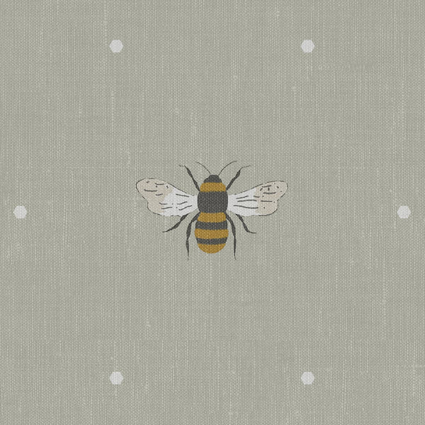 Sophie Allport Bees Soft Linen Look Made To Measure Curtains