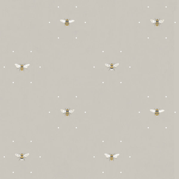 Sophie Allport Bees Soft Linen Look Made To Measure Roller Blind