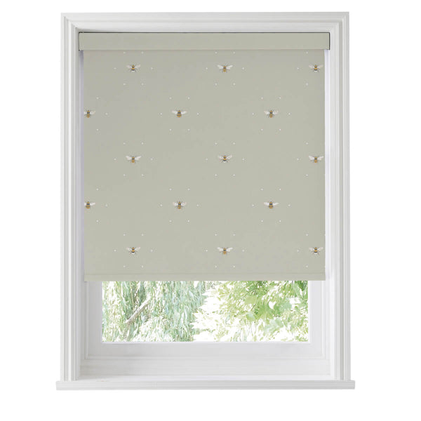 Sophie Allport Bees Soft Linen Look Made To Measure Roller Blind