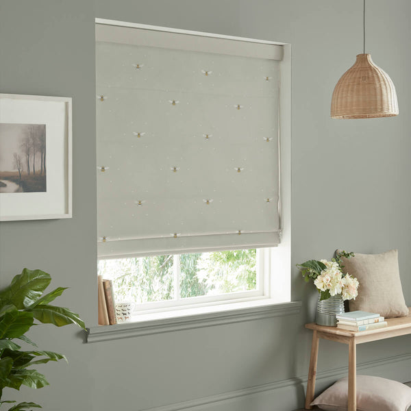 Sophie Allport Bees Soft Linen Look Made To Measure Roman Blind