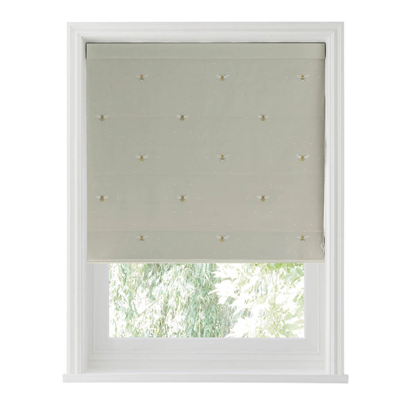 Sophie Allport Bees Soft Linen Look Made To Measure Roman Blind