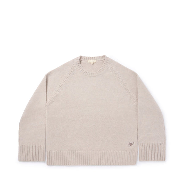 Sophie Allport Bees Wool Cashmere Blend Jumper - Oatmeal