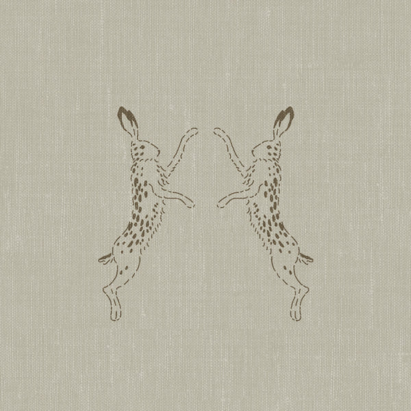 Sophie Allport Boxing Hares Natural Made To Measure Curtains