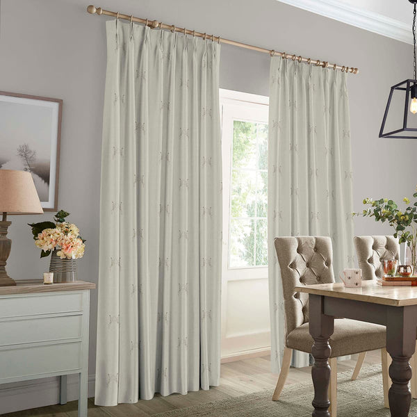 Sophie Allport Boxing Hares Natural Made To Measure Curtains