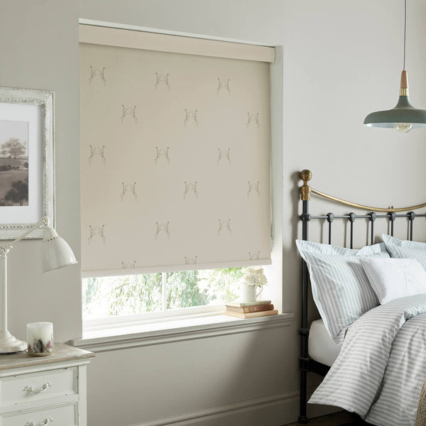 Sophie Allport Boxing Hares Natural Made To Measure Roller Blind
